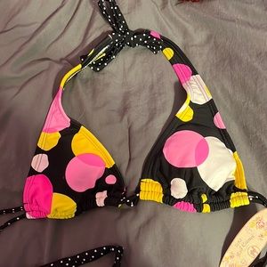 Polka Dot Bikini Top